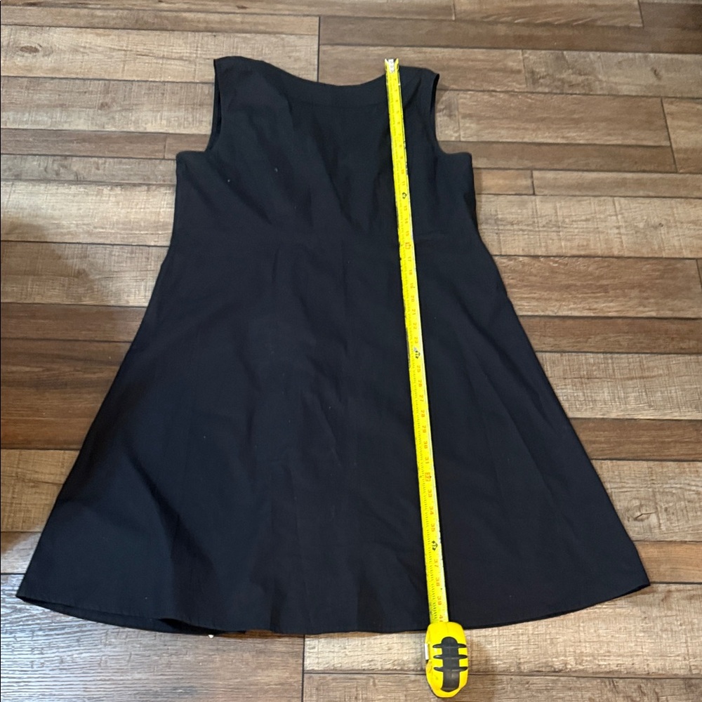 eShakti Black Button-Front Midi Dress - Picture 5 of 6